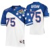 1994 Pro Bowl Detroit Lions #75 Lomas Brown White Blue Authentic NFC Jersey