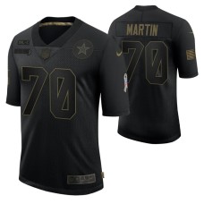 Dallas Cowboys #70 Zack Martin Black 2020 Salute To Service Limited Jersey