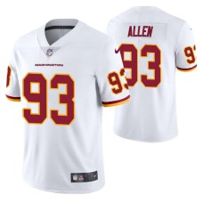 Jonathan Allen #93 Vapor Limited White Washington Football Team Jersey