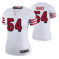 San Francisco 49ers Fred Warner White Color Rush Legend Jersey