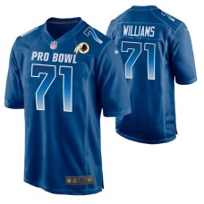 Men NFC Washington Redskins Trent Williams 2019 Pro Bowl Nike Game Jersey Royal