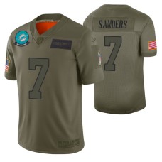 Miami Dolphins Jason Sanders Camo 2019 Salute to Service Limited Jersey