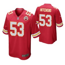 Men Kansas City Chiefs Anthony Hitchens Game #53 Red Jersey