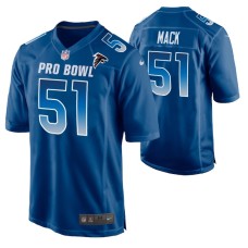 Men NFC Atlanta Falcons Alex Mack 2019 Pro Bowl Nike Game Jersey Royal