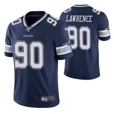 Men Dallas Cowboys Demarcus Lawrence Navy 100th Season Limited Jersey