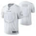 Chicago Bears #00 Custom Vapor Limited White Platinum Jersey