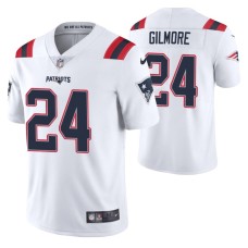 New England Patriots Stephon Gilmore Vapor Limited White Jersey