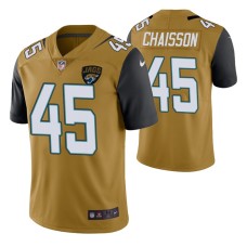 Jacksonville Jaguars K'Lavon Chaisson Color Rush Limited Gold Jersey