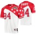 1994 Pro Bowl Denver Broncos #84 Shannon Sharpe White Red AFC Authentic Jersey