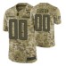 Los Angeles Chargers #00 Custom Camo Limited 2018 Salute to Service Jersey Men