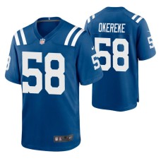 Bobby Okereke Indianapolis Colts Royal Game Jersey Men