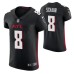 Men Atlanta Falcons Matt Schaub Vapor Elite Black Jersey