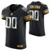 Detroit Lions Custom #00 Golden Edition Black Elite Jersey