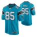 Carolina Panthers #85 Dan Arnold Blue Game Jersey