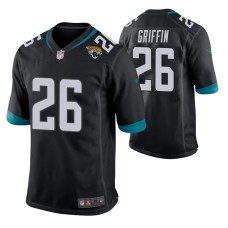 Jacksonville Jaguars #26 Shaquill Griffin Black Game Jersey