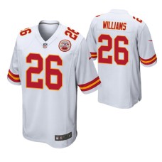 Kansas City Chiefs Damien Williams Game #26 White Jersey