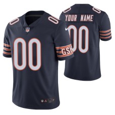 Men Chicago Bears Custom 2020 NFL Draft Navy Color Rush Limited Jersey