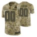 Cleveland Browns #00 Custom Camo Limited 2018 Salute to Service Jersey Men