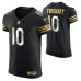 Men Chicago Bears Mitchell Trubisky Golden Edition Black Vapor Elite Jersey