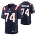 New England Patriots Korey Cunningham #74 Game Navy Jersey