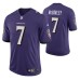 Trace McSorley #7 Vapor Limited Purple Baltimore Ravens Jersey