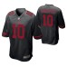 Men San Francisco 49ers #10 Jimmy Garoppolo Black Nike Game Jersey