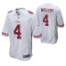 San Francisco 49ers Nick Mullens #4 Game White Jersey