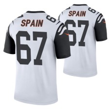 Men No. 67 Quinton Spain Cincinnati Bengals White Color Rush Legend Jersey