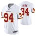 Da'ron Payne #94 Vapor Limited White Washington Football Team Jersey