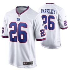 Men New York Giants Saquon Barkley #26 Game White Alternate Jersey