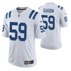 Colts Jordan Glasgow 2020 NFL Draft White Jersey Vapor Limited