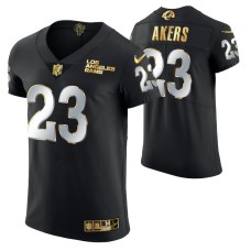 Los Angeles Rams Cam Akers #23 Golden Edition Black Vapor Elite Jersey