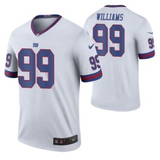 Men No. 99 Leonard Williams New York Giants White Color Rush Legend Jersey