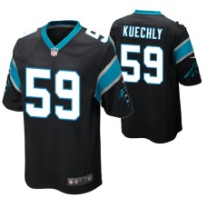 Carolina Panthers Luke Kuechly Game #59 Black Jersey