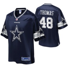 Men Dallas Cowboys Joe Thomas Team Icon Navy Jersey