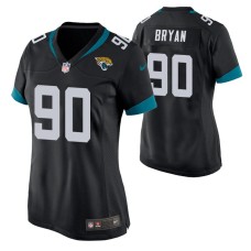 Women Jacksonville Jaguars #90 Taven Bryan Black Nike Game Jersey