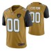 Men Jacksonville Jaguars #00 Custom Gold Nike color rush Limited Jersey