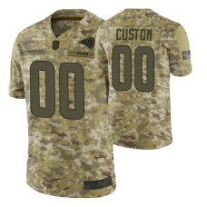 Los Angeles Rams #00 Custom Camo Limited 2018 Salute to Service Jersey Men