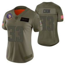 Minnesota Vikings Dalvin Cook Camo 2019 Salute to Service Limited Jersey