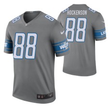 T.J. Hockenson Detroit Lions Steel 2019 NFL Draft Color Rush Legend Jersey