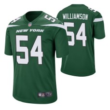 Men New York Jets #54 Avery Williamson Nike Green Player Game Jersey