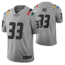 Indianapolis Colts Roosevelt Nix City Edition Gray Vapor Limited Jersey