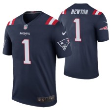 Cam Newton New England Patriots Navy Color Rush Legend Jersey