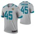 Men #45 K'Lavon Chaisson Jacksonville Jaguars Silver Inverted Legend Jersey