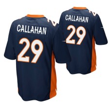 Denver Broncos Bryce Callahan #29 Navy Game Jersey