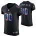 San Francisco 49ers Custom Jersey Golden Edition Holographic Vapor Elite Black