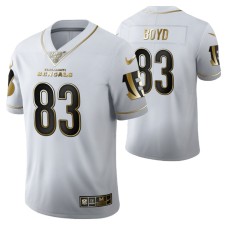 Cincinnati Bengals Tyler Boyd 100th Season Jersey White Vapor Limited Golden Edition