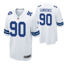 Men Dallas Cowboys #90 DeMarcus Lawrence White Nike Game Jersey