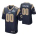 Men Los Angeles Rams Custom Super Bowl LIII Nike Game Jersey Navy