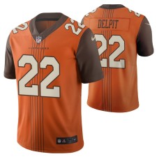 Cleveland Browns Grant Delpit City Edition Brown Vapor Limited Jersey